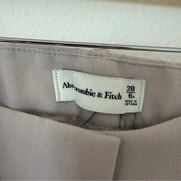 Abercrombie & Fitch Sloane High Rise Tailored Wide Leg Trouser Pants Size 28 / 6 - Picture 10 of 12